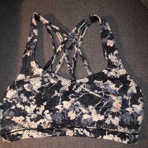 Super cute patterned lulu bra